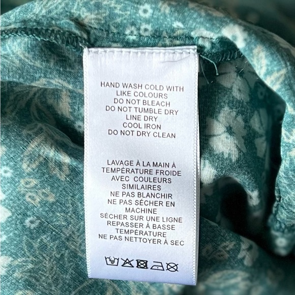 Green Floral Urban Outfitters Romper size L - Picture 4 of 5